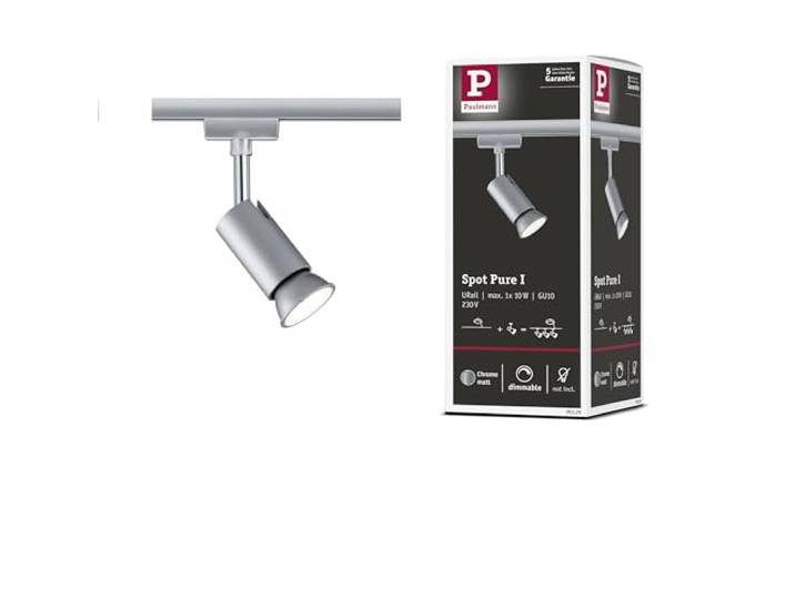 Paulmann URail Spot Pure I GU10 Chrom matt/Chrom