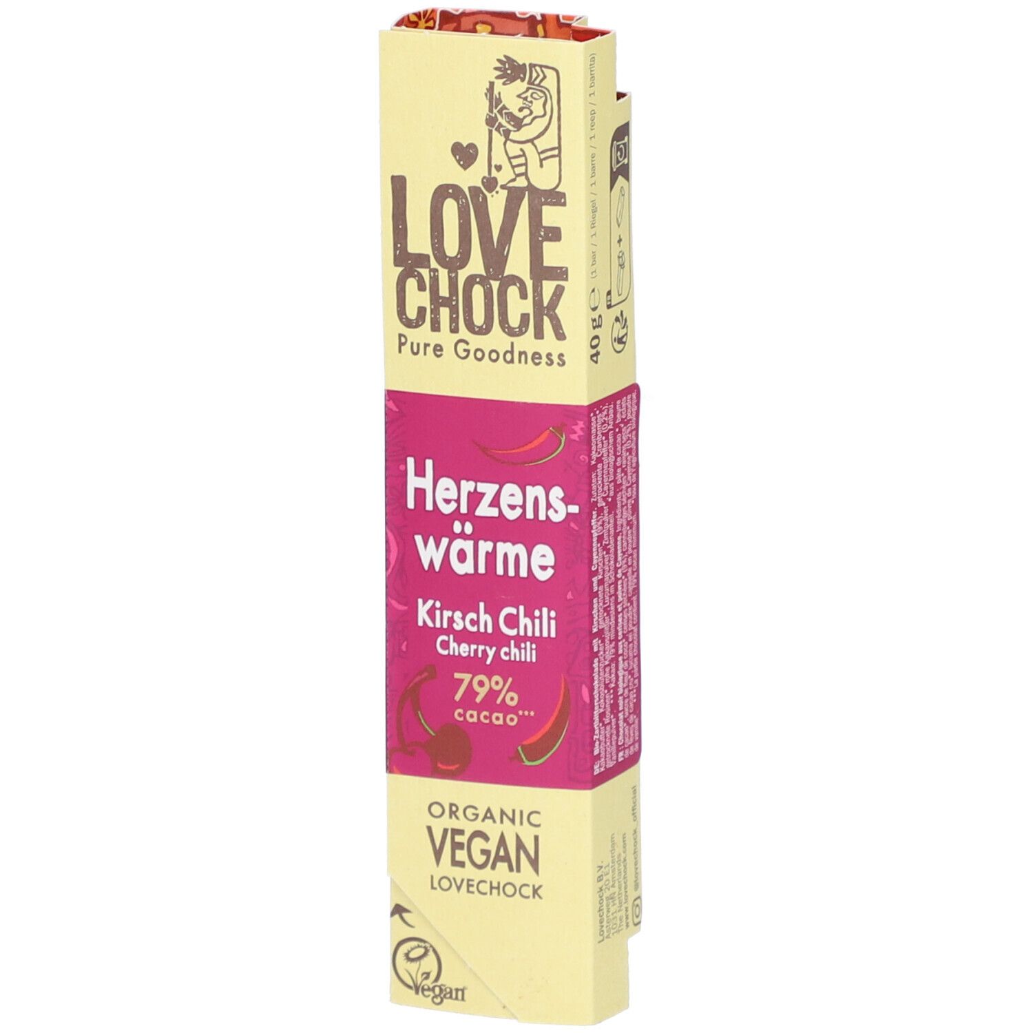 Lovechock Herzenswärme 40 g Schokolade