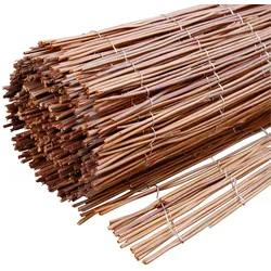 Sichtschutzzaunmatten WINDHAGER, beige (natur), H:100cm, Farn, Zaunelemente, Sicht- und Windschutzmatte aus naturbelassenem Farn, L: 3 m