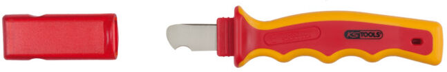 Couteau à dégainer avec revêtement isolant, 185 mm ; KS Tools (117.1305)