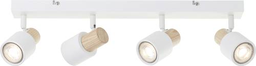 Brilliant Pini 10147/75 Deckenleuchte GU10 Weiß, Holz
