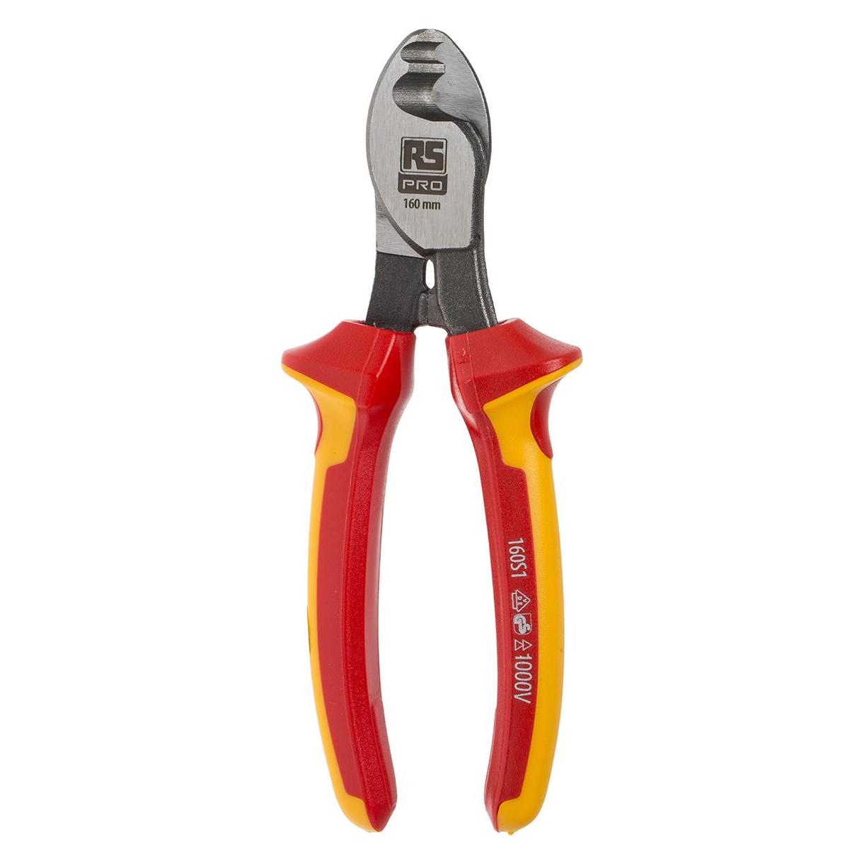 RS PRO Insulated Cable Shear (VDE)- 160mm (160 mm) (1463875)