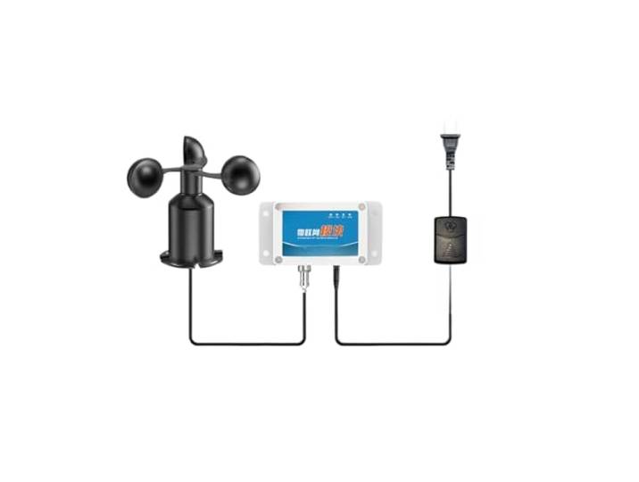 Drei Tassen hoher Empfindlichkeit Windgeschwindigkeits-Windrichtung Sensor Wettermonitor(Al-alloy -4G)