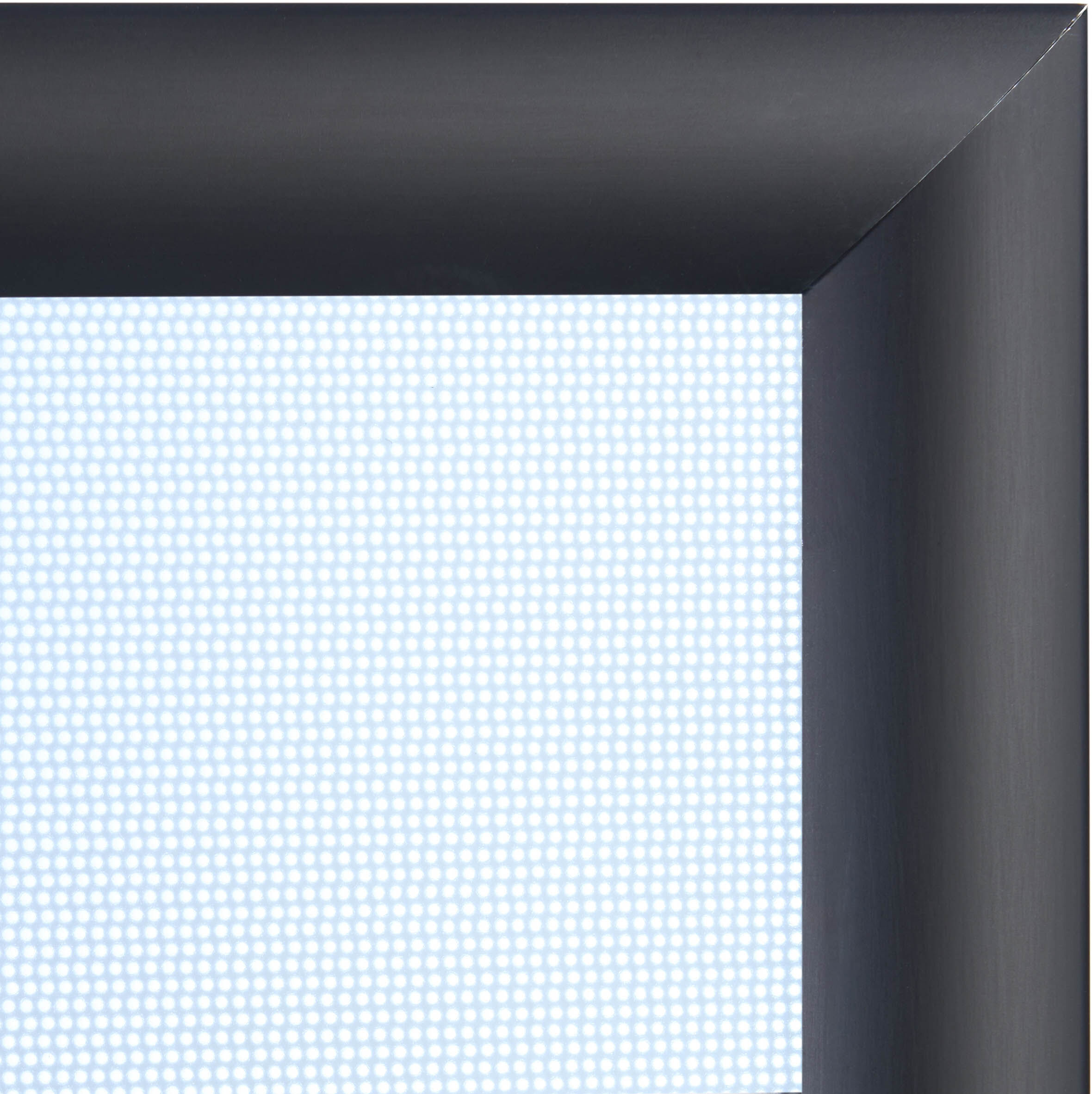 SPRINTIS Cadre clic-clac LED A1 noir, aluminium