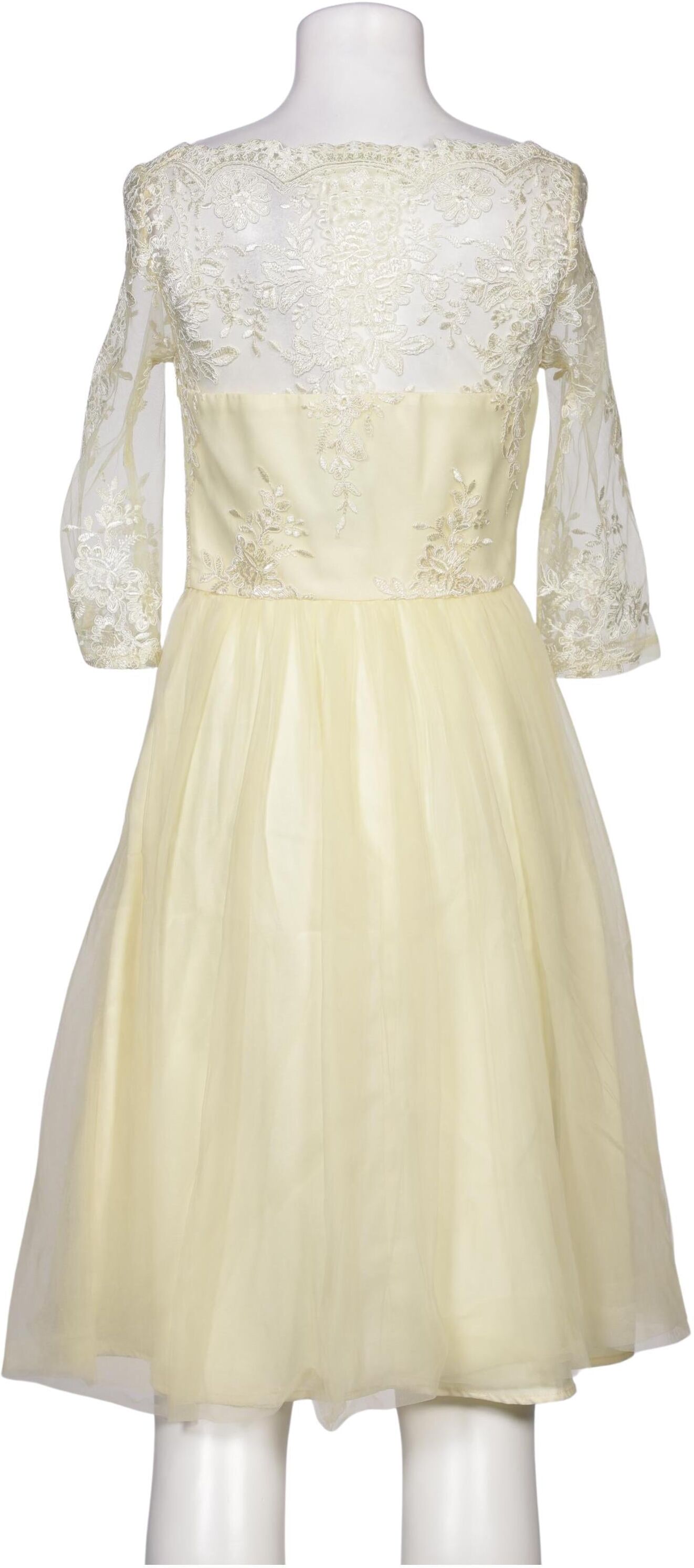 Chi Chi London Damen Kleid, Gelb, Gr. EU 36, Synthetik - Second Hand