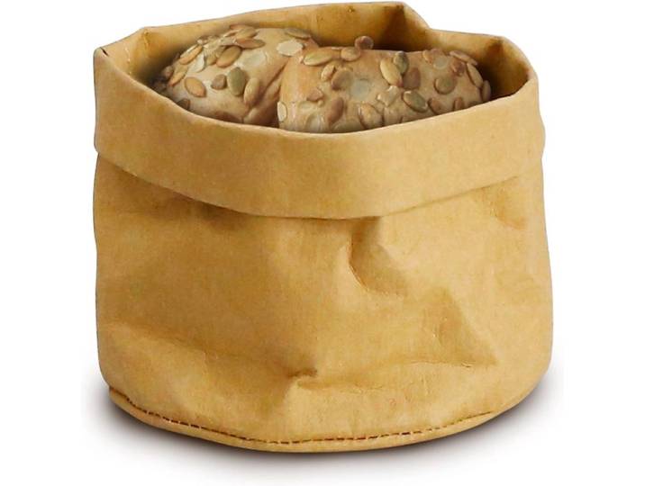 HENDI Papieren broodzakken – voedselveilig kraftpapier – beige – 170x170x150 mm