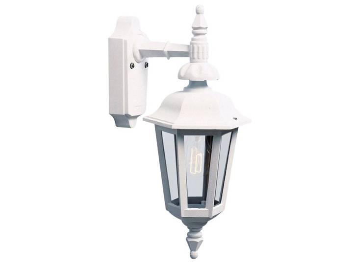 Klassieke muurlamp Pallas Down wit KonstSmide - 519-250