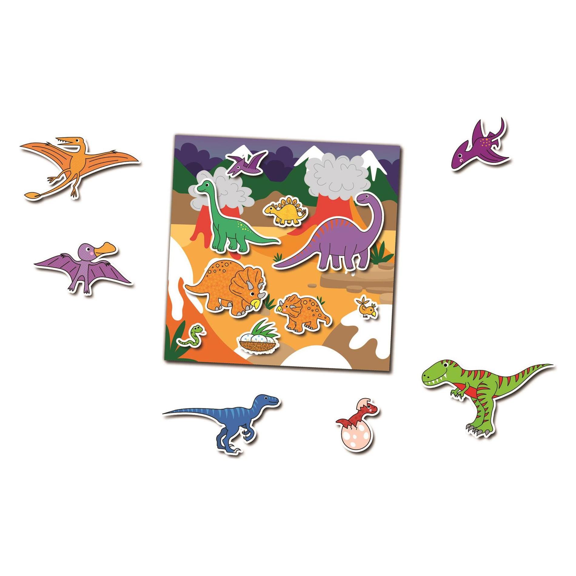 Tinka Magic Galt - Reusable Sticker Book - Dinosaurs (55-1005101) (150 Sticker) (55-1005101)