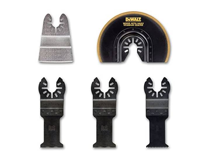DEWALT - Coffret de 5 pièces - lame bim - pour multi-cutter - DT20715-QZ