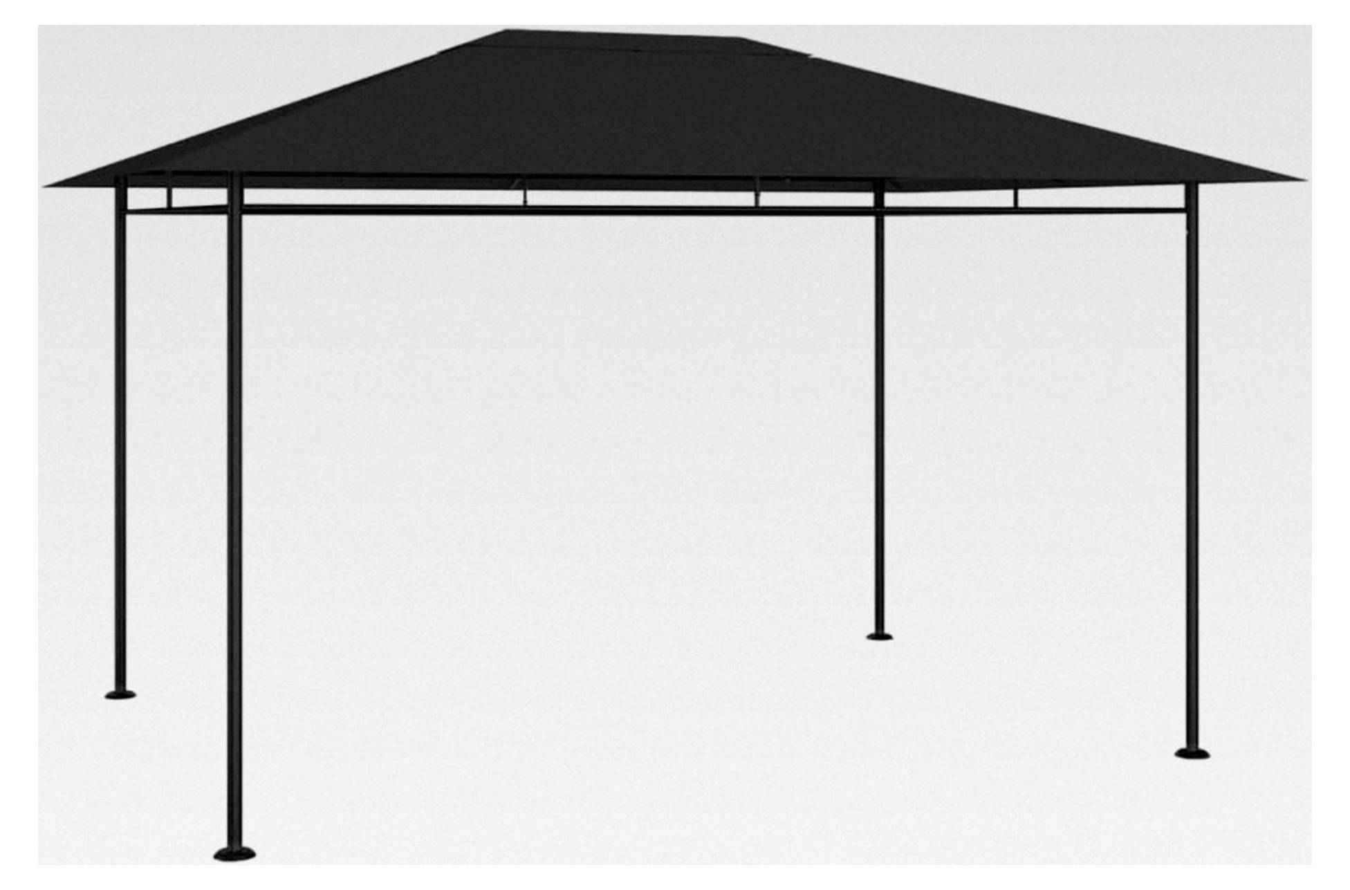 Gartenpavillon Partyzelt Outdoor Sonnenschutz Pergola 384x281x270 cm Anthrazit 180g/m²