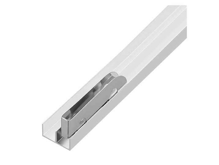 Aluminium-Schiebetürschienen-Set Verwendung in mehreren Größen: Geeignet for Glas, Schrank, Fenster(150cm/4.9ft)