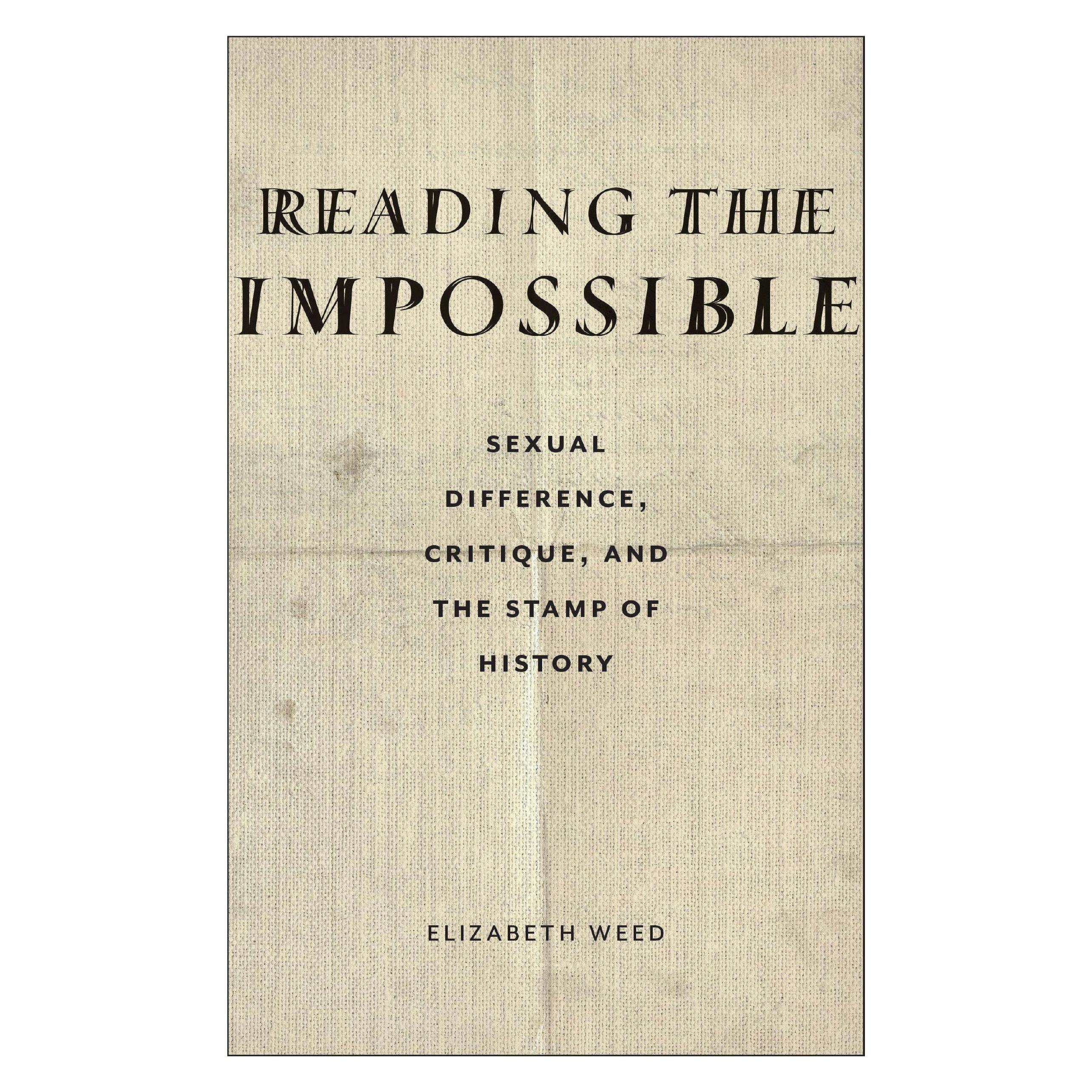 Fordham University Reading the Impossible (Englisch, Elizabeth Weed) (45554711)