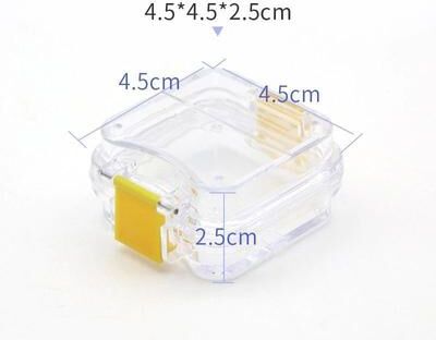 Uplift Picks 30pcs Dental Membrane Box Set Crown And Bridge Storage Cases With Latch yellow 30 Pcs