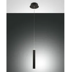 Fabas Luce LED Pendelleuchte PRADO, 6,5W, 3000K, 720lm, IP20, schwarz FAB-3685-40-101