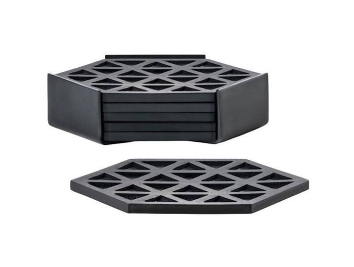 Topfuntersetzer Zone Denmark Schwarz Silikon B 14 cm