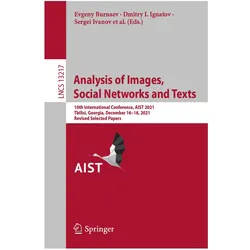 Analysis of Images, Social Networks and Texts, Fachbücher