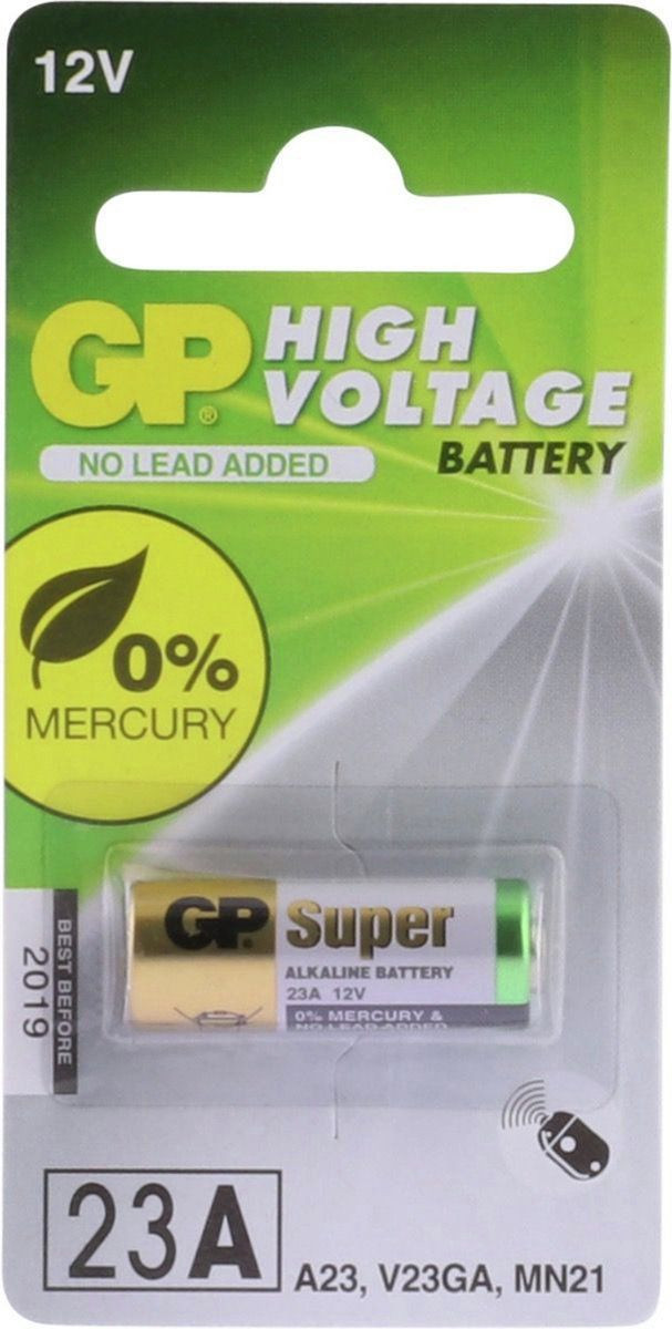 GP Batteries 23A Super Alkaline 12V Goud Groen