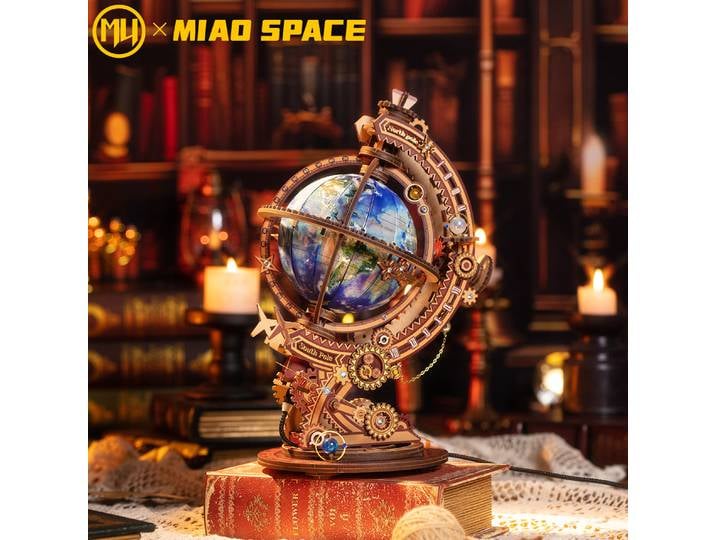Globe secret planétaire MU, puzzle en métal 3D, bricolage, artisanat, puzzle éducatif, jouet, décoration de bureau, cadeau anti-stress