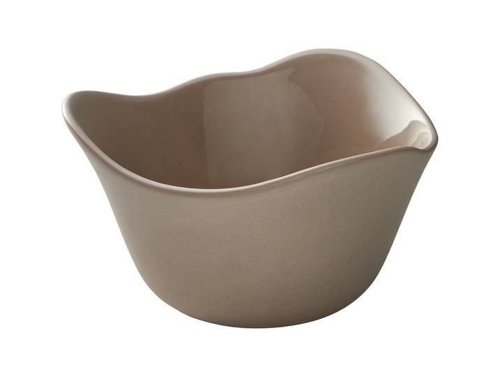 DEGRENNE Schälchen Brume braun Porzellan D 12.5 cm 1 Stk - Schälchen