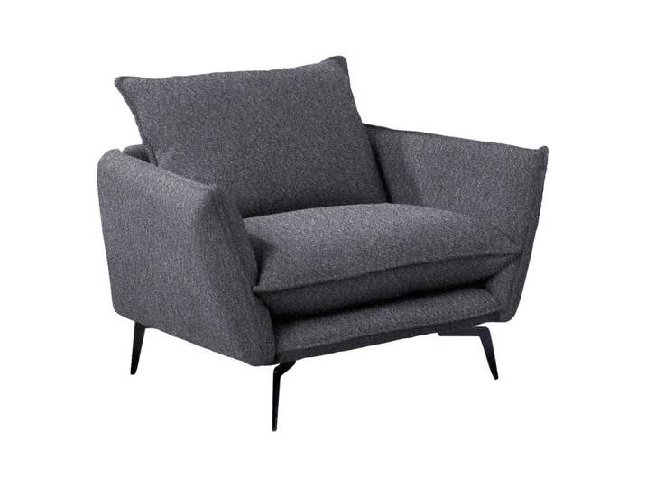 Livetastic Sessel, Grau, Metall, 96x84x90 cm, Made in EU, Stoffauswahl, Wohnzimmer, Sessel, Sonstige Sessel