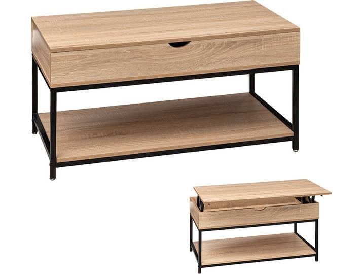 Eazy Living Couchtisch Lift-Up 95 cm Toulon Holz