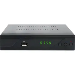 Sales DVBC-120, Kabel, Fuld HD, DVB-C, 4:3,16:9, MPEG4, JPEG (DVB-C), TV Receiver, Schwarz