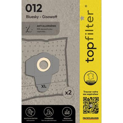 Top Filter 2er-Set Bluesky und Gisowatt TopFilter Premium Staubsaugerbeutel