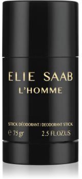Elie Saab L'HOMME desodorizante em stick em stick para homens 75 g. L'HOMME