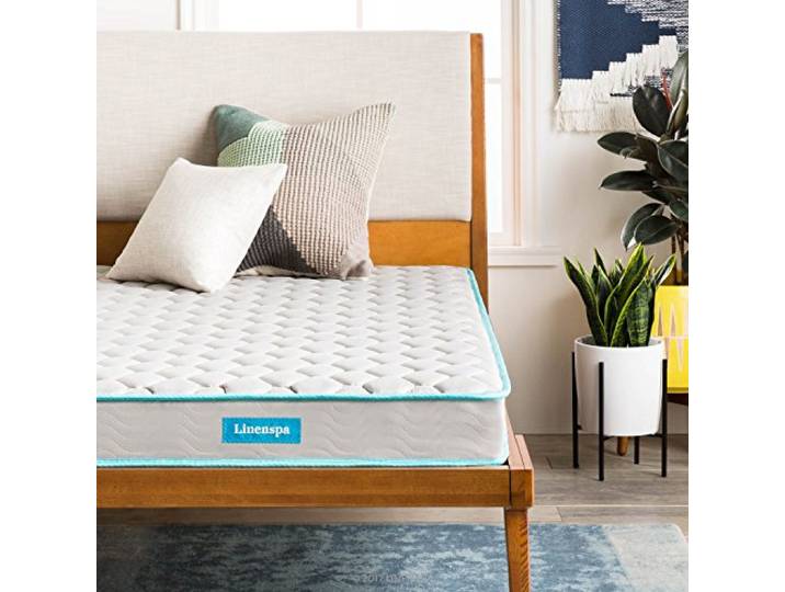 Linenspa Federkernmatratze – Stützend, dämpfender Kaltschaum – Öko-Tex – 13 cm hohe Matratze – Atmungsaktiv – 180 x 200 cm
