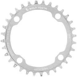 WOLF TOOTH Kettenblatt 1-fach 104 BCD | Drop-Stop B | raw silver