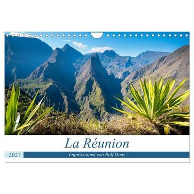 La Réunion - Impressionen von Rolf Dietz (Wandkalender 2027 DIN A4 quer), CALVENDO Monatskalender