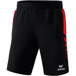 erima Six Wings Worker Shorts schwarz/rot XXL
