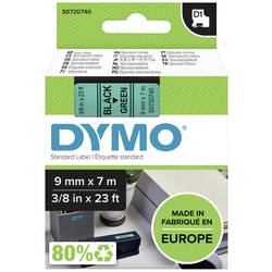 Etiketten DYMO D1 40919 Polyester Bandfarbe: Grün Schriftfarbe:Schwarz 9 mm 7 m S0720740