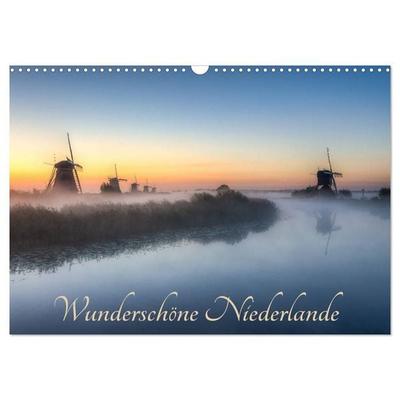 Wunderschöne Niederlande (Wandkalender 2027 DIN A3 quer), CALVENDO Monatskalender