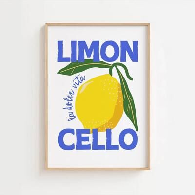 Inspired Living Italian Lemon Grove Canvas Art Cottagecore Lemon Wall Art & Italian Landscape Print Set 40x60cm Unframed 8