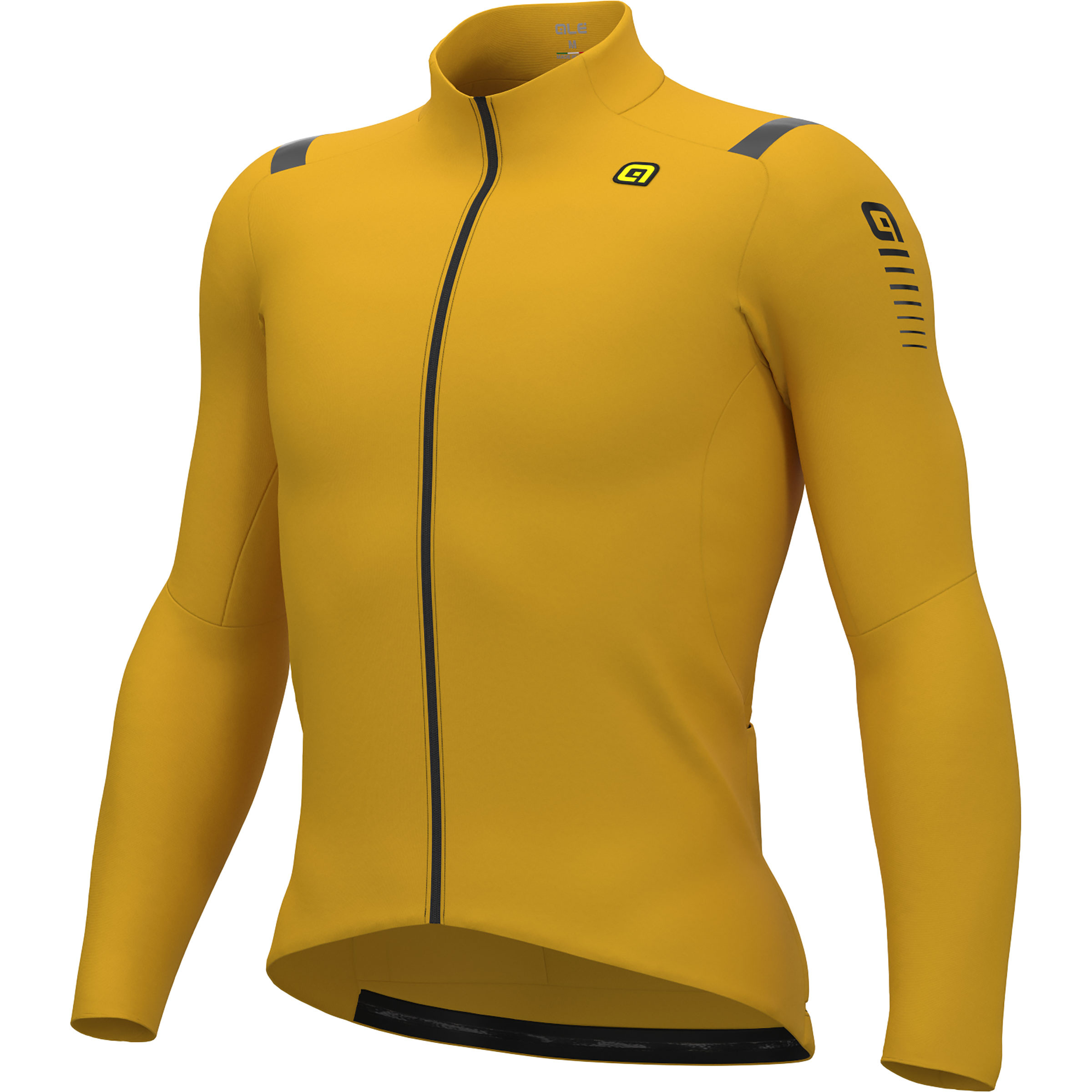 Alé Warm Race Trikot Herren Radtrikots gelb Größe L Rennrad | Gravel | Commuting Elastisch