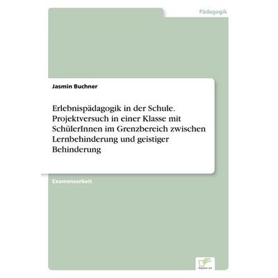 Erlebnispädagogik in der Schule. Projektversuch in einer Klasse mit SchülerInnen im Grenzbereich zwischen Lernbehinderung und geistiger Behinderung,