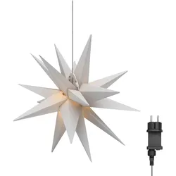 Goobay, Weihnachtsbeleuchtung, LED-Weihnachtsstern 3D, Ø 56 cm, 4,5-V-Aussentrafo