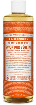 Dr. Bronner's Savon Bio Arbre à Thé Soins corps
