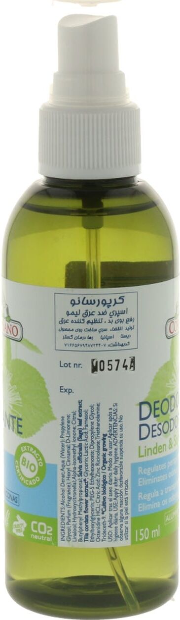 Corpore Sano Desodorante Spray Tilo y Salvia Bio 150 ml