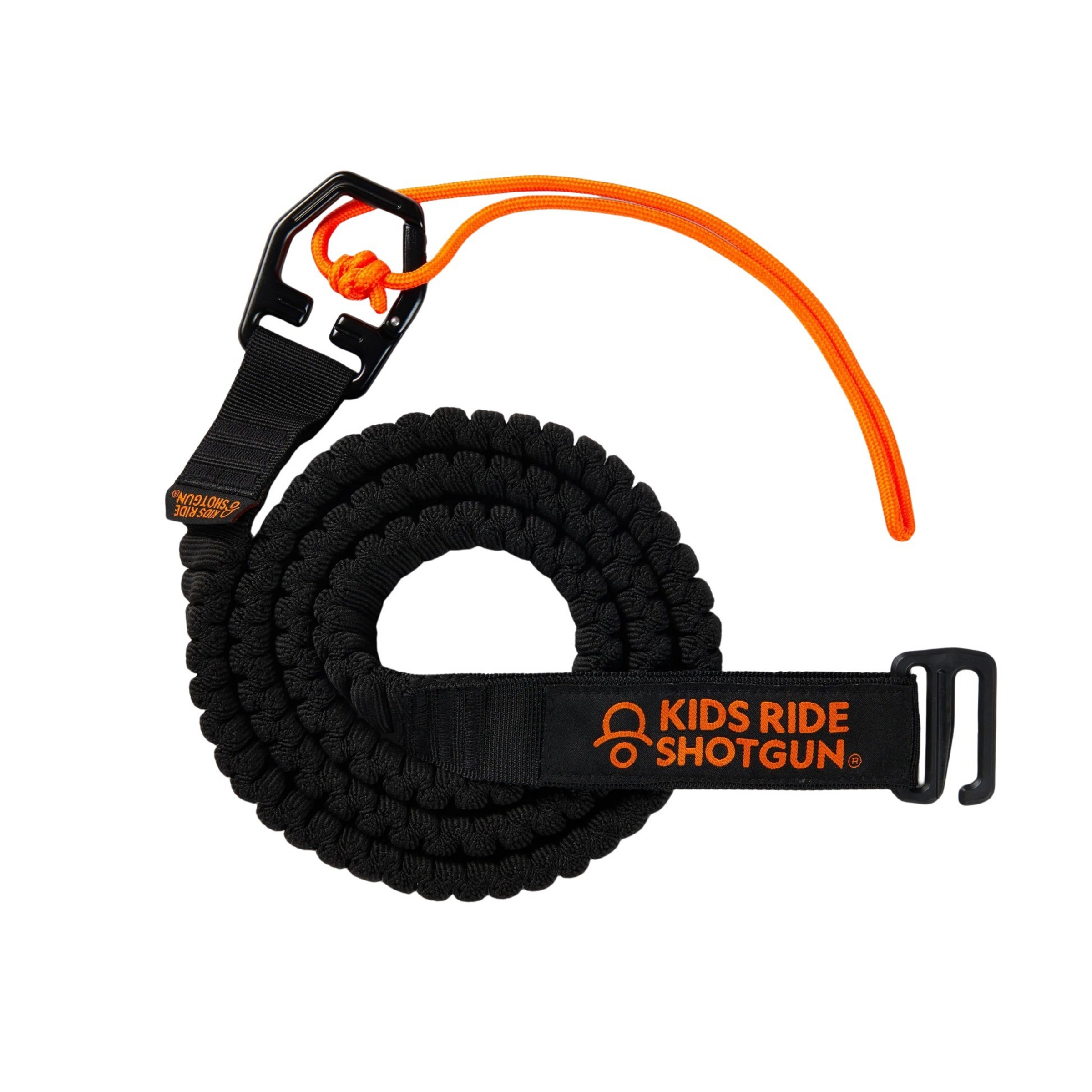 Kids ride Shotgun Quick Fit MTB Tow Rope Abschleppseil Kinder Fahrradzubehör schwarz Größe 1.7 - 3.3m Mountainbike | Commuting