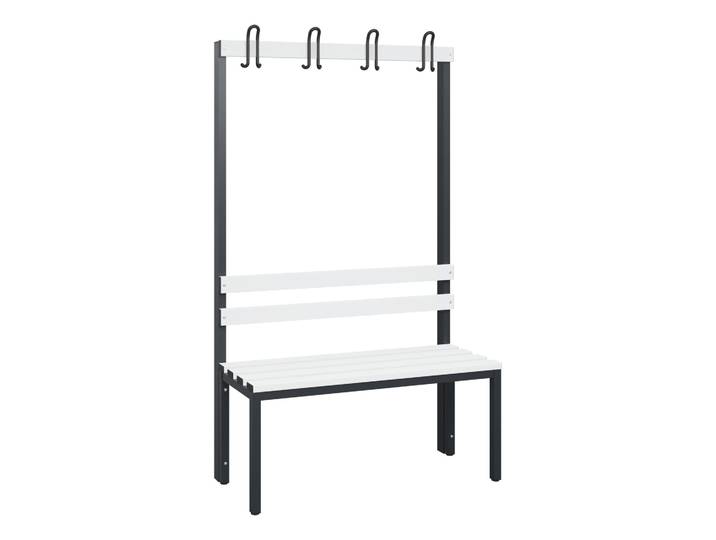 Garderobenbank C+P Solid Weiss Neu