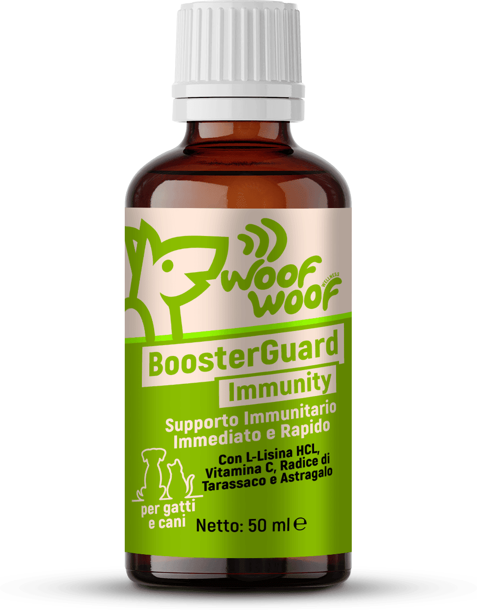 Woof Woof Boosterguard Immunity Cane e Gatto 50ML
