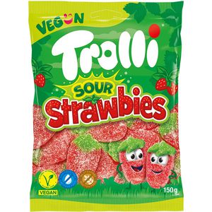 Trolli Fruchtgummis Sour Strawabies, 150g