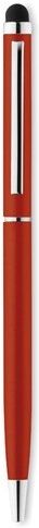 Stylo-stylet publicitaire NEILO TOUCH métal rouge