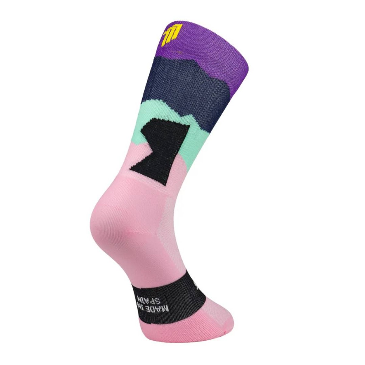 Meias Sporcks Alsace Rosa Roxo, Tamanho L Unisex