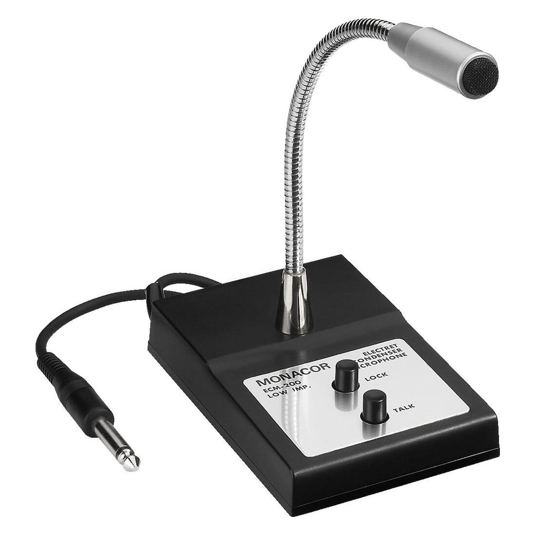 Monacor ElektretTischmikrofon (ECM-200)