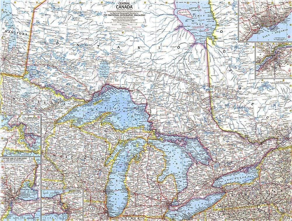 National Geographic Historic POD 1963 Centre du Canada