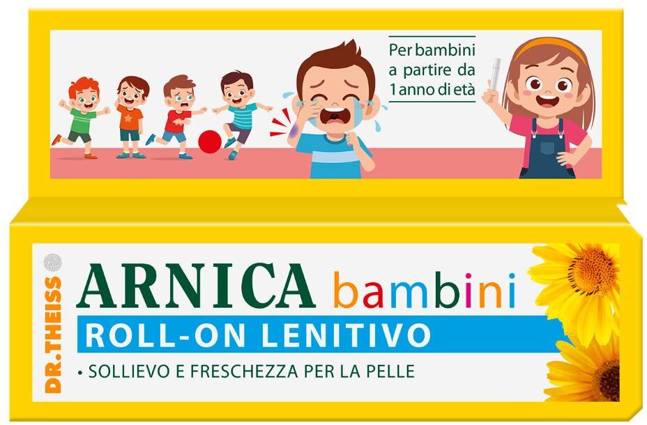 NATURWAREN ITALIA Srl Arnica Bambini Roll-On Lenitivo, 15 g