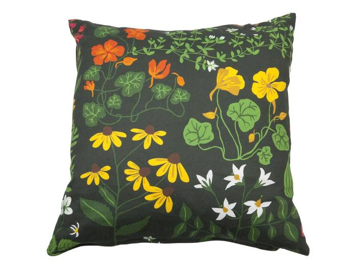 Klippan Yllefabrik Housse de coussin Leksand vert